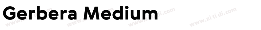Gerbera Medium字体转换